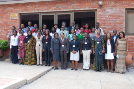 Group Photo from the Second ChixNOG Workshop held in Accra,
  Ghana, October 2008