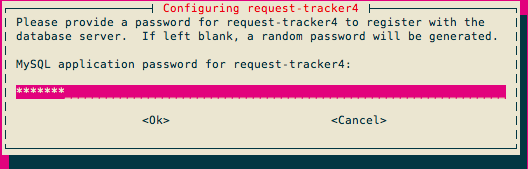 DB application password