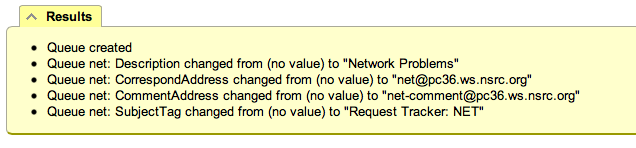 Queue created