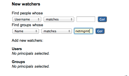 New watchers