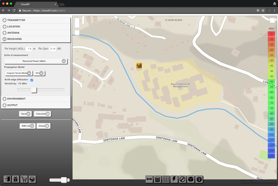 Define the receivers as people with phones