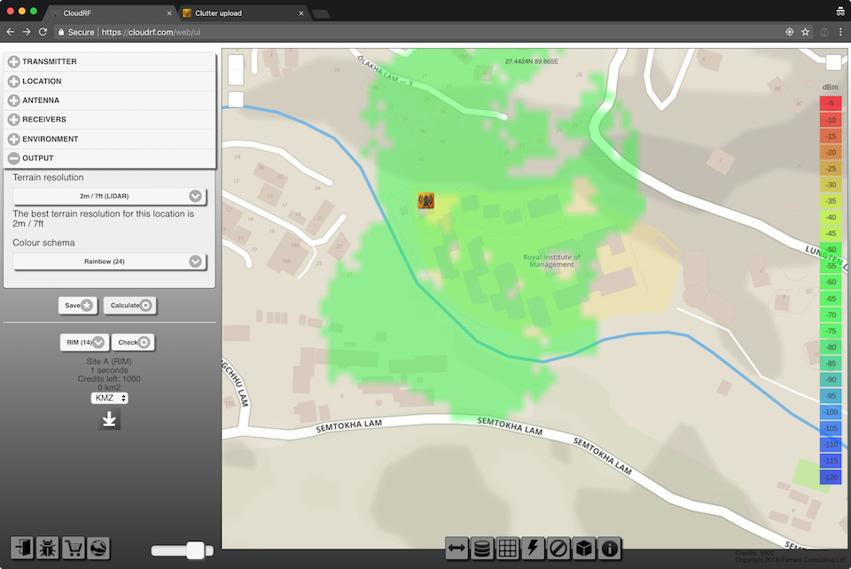 Click the "Calculate" button to perform your first calculation