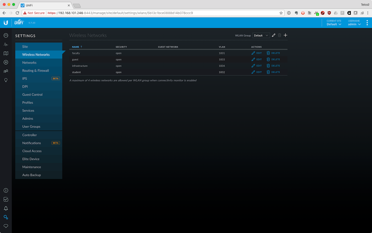 Configured Wireless Networks