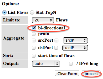 Bi-directional flows